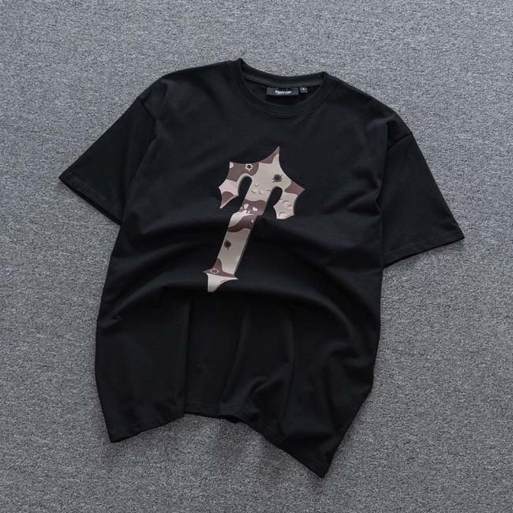 Trapstar Iron Gate Desert Camouflage T Short Sleeve Black